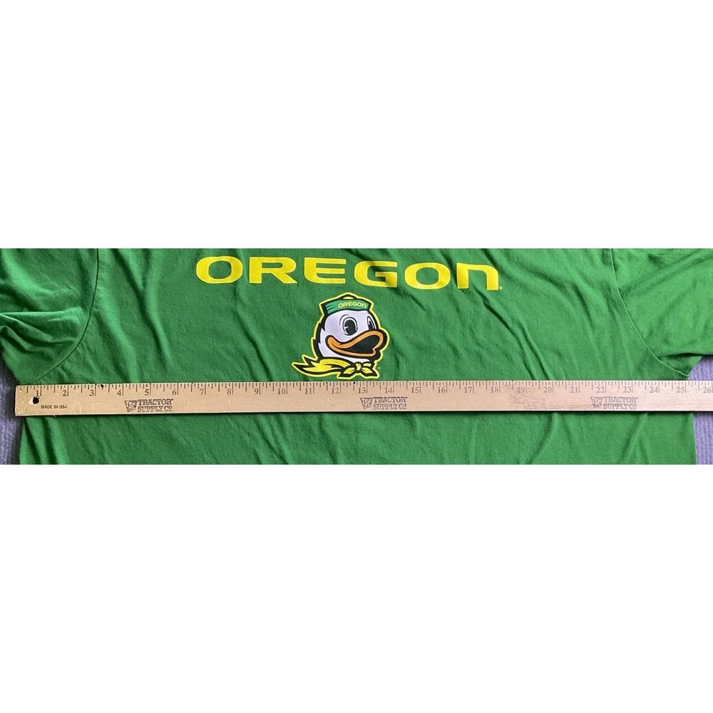 Oregon Ducks Front/Back Graphic T-Shirt Mens Size 2XL Green